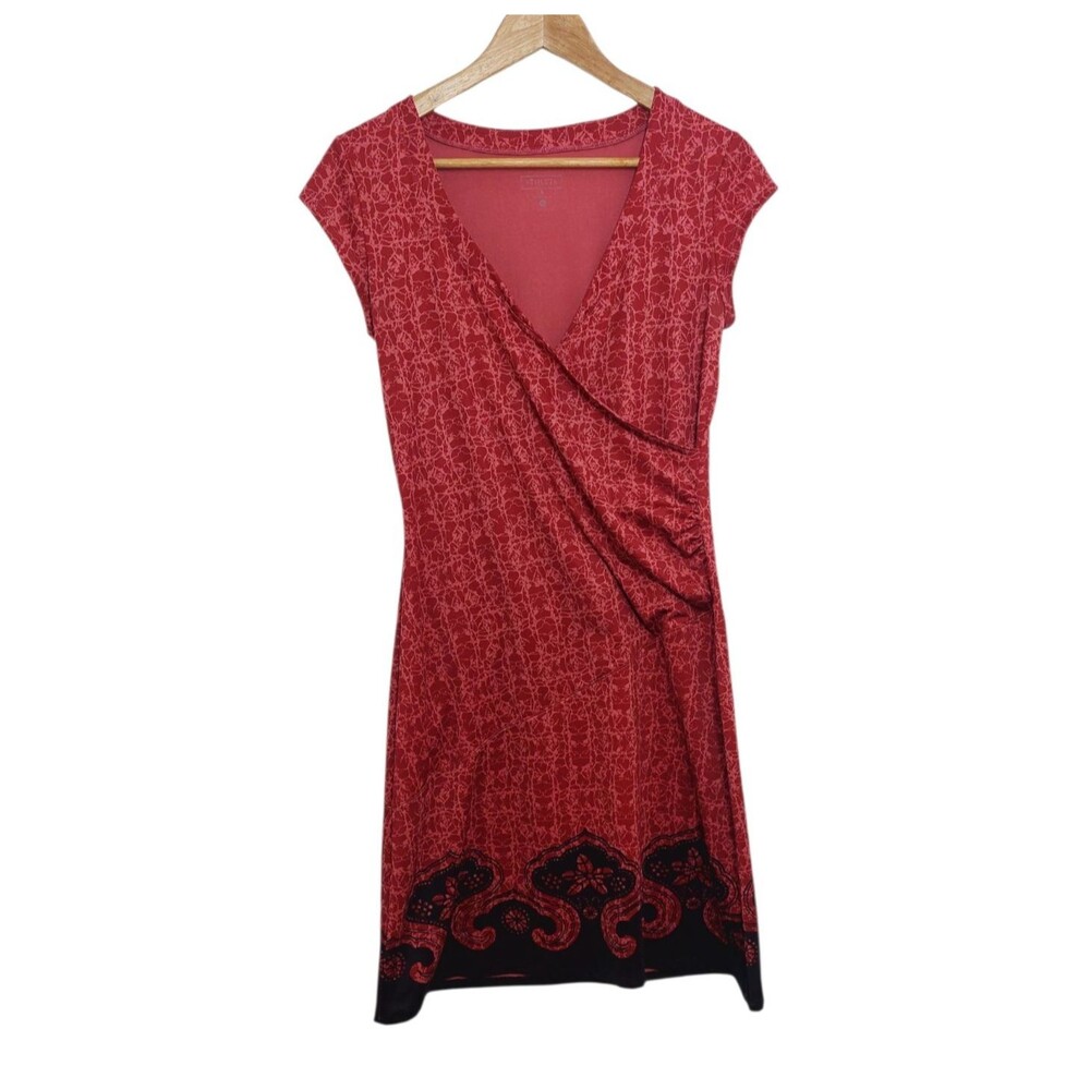 Athleta Women's Size Small Dress Nectar Faux Wrap Casual Fall Athletic Lounge